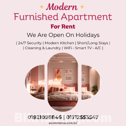 Furnished 1/2/3/4 Bhk Apt Rent in Bashundhara R/A
